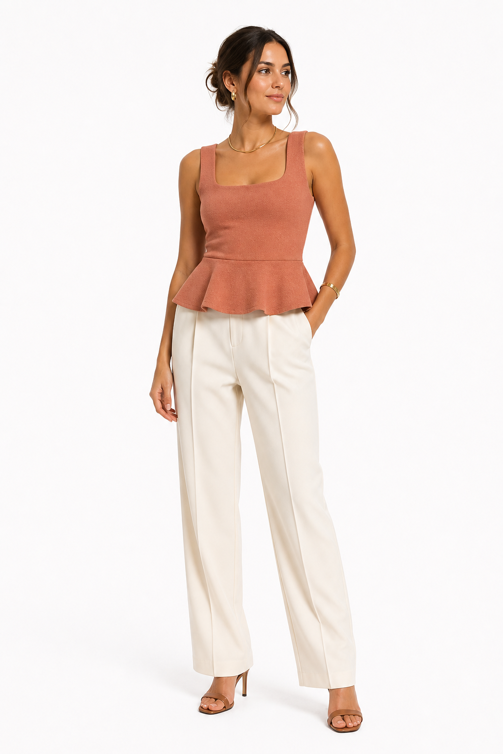 Blusa de Tricô Breeze Nude - Imagem 4