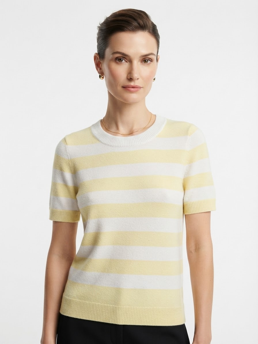Blusa de Tricô Nyara Amarela - Imagem 7