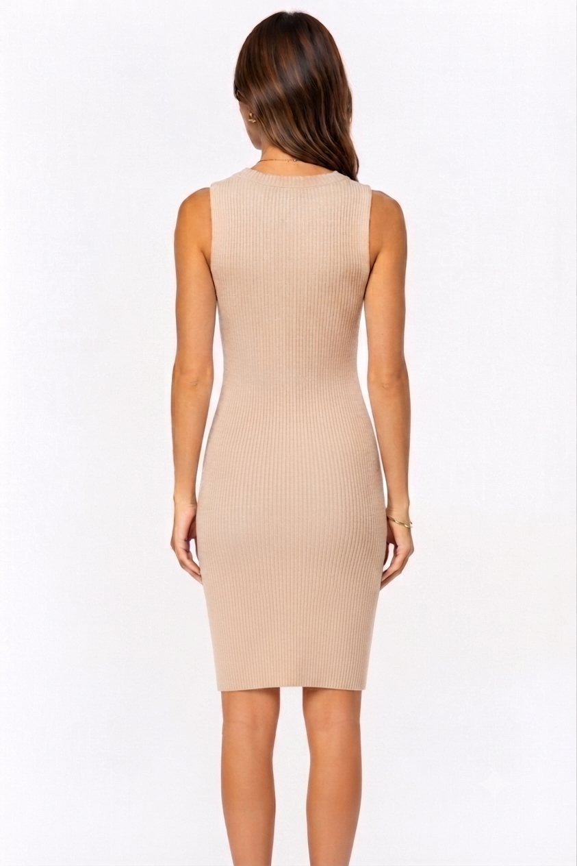 Vestido de Tricô Allure Marfim - Imagem 2